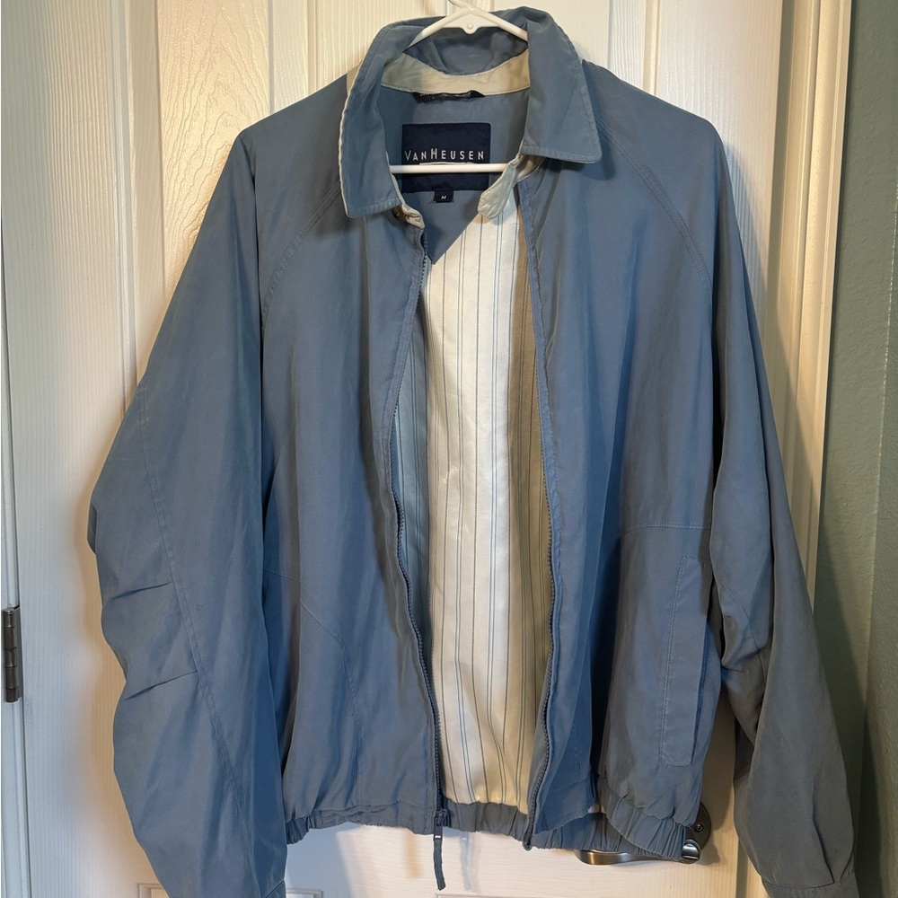 Van Heusen Men's Light Blue Lightweight Jacket
